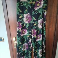 pantalone palazzo in raso