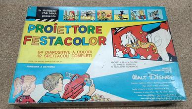 Proiettore Festacolor anni 70 Disney in box