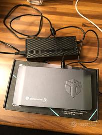 Case esterno per 2 SSD M.2 SATA/NVMe + HUB Multi