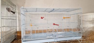 2 Gabbie da cova una nuova l'altra usata 