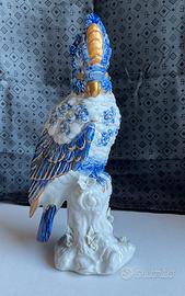 Pappagallo porcellana Soc.Porcellane Artistiche-Fi