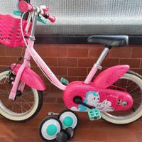 Bicicletta bambina BTwin Unicorn da 14 pollici