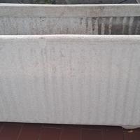 Vasi plastica balcone /giardino  bianco 