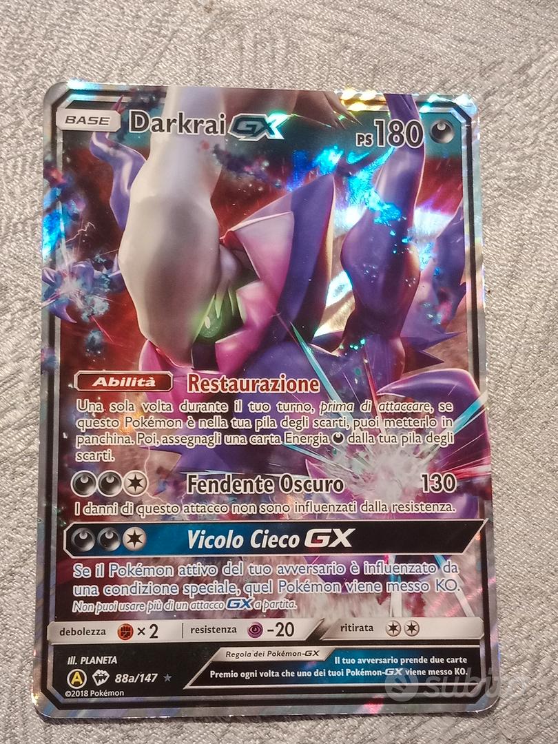 Darkrai GX carta XXL originale - Collezionismo In vendita a Gorizia