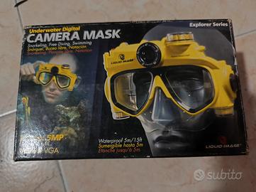 maschera subacquea fotografica 