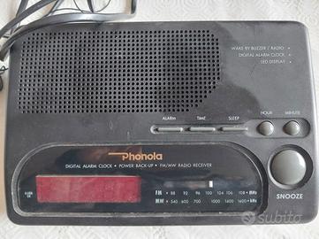 RADIO Sveglia Phonola Snooze mod. NC 1032