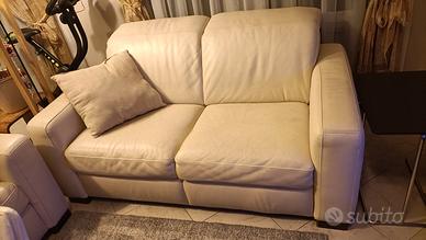 Divano 2 posti , vera pelle