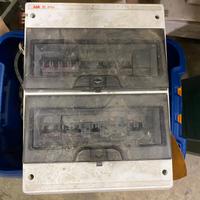 Quadro elettrico con interruttori magnetotermici