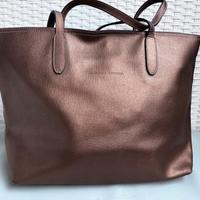 Borsa shopper Massimo Rebecchi in pelle bronzé