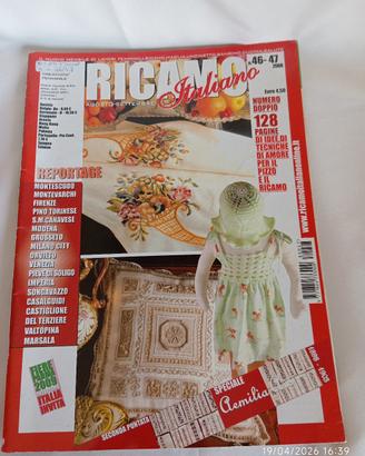 collection rivista vintage Ricamo Italiano ago 