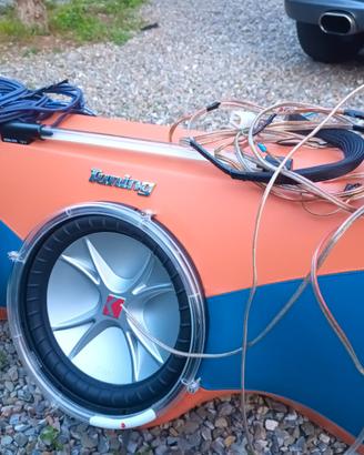 Impianto audio stereo completo per auto