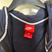 Felpa con zip e cappuccio Nike uomo blu L