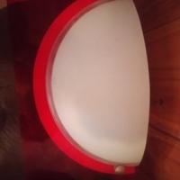 Aplic rosso in vetro