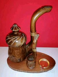 Pipa posacenere in legno 