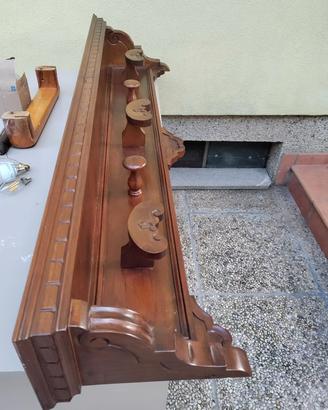 Appendiabiti da parete in legno