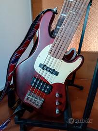 Basso elettrico 5 corde Cort GB35A  Attivo/Passivo