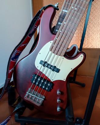 Basso elettrico 5 corde Cort GB35A  Attivo/Passivo