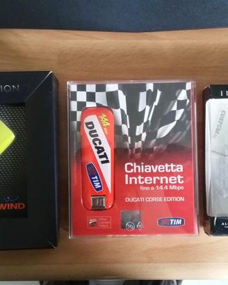 Lotto 3 chiavette modem USB