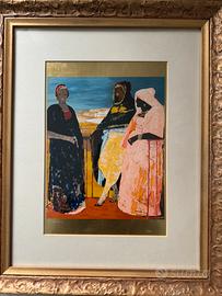 Litografia oro Salvatore Fiume