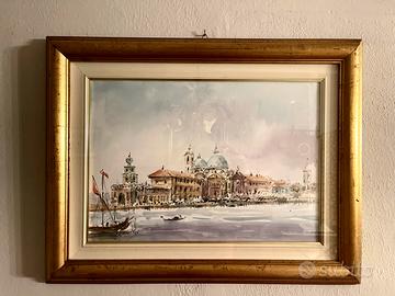 Venezia, acquerello di Giuseppe  Ligonto