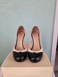 Décolleté donna bicolor