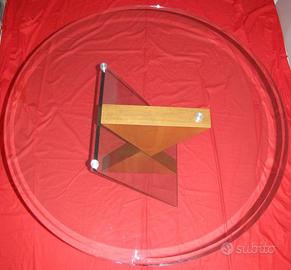 Tavolo design Reflex originale rotondo cristallo