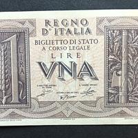 1 LIRA 1939  FDS