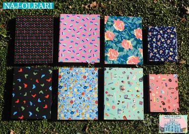 NAJ OLEARI Vintage 1990 Quaderno Copertina Anelli