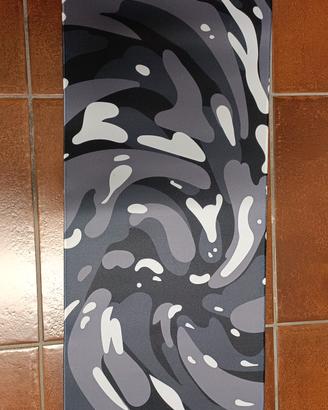 tappetino grigio bianco