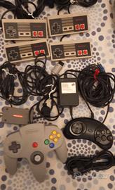 NINTENDO GIOCHI NES SNES 64 ACCESSORI CONTROLLER