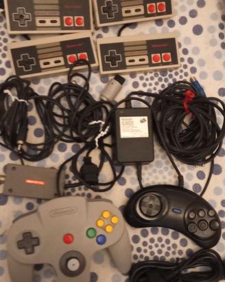 NINTENDO GIOCHI NES SNES 64 ACCESSORI CONTROLLER