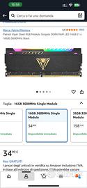 Ram ddr4 32 gb