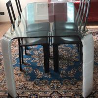tavolo da pranzo in vetro
