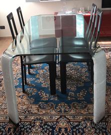 tavolo da pranzo in vetro