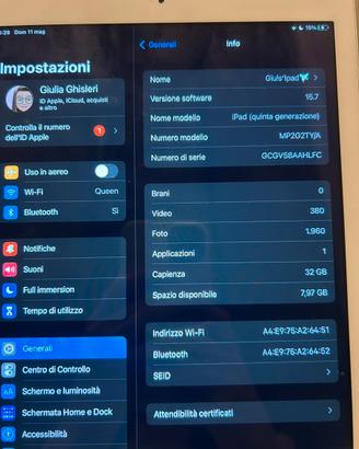 Ipad quinta generazione