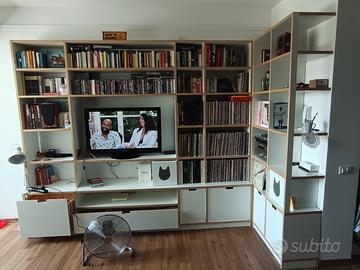 LIBRERIA IN LEGNO MULTISTRATO