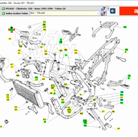 -Pedana ant Dx Aprilia Pegaso 650 AP8135397