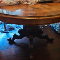 tavola di radica e noce 