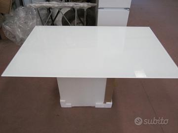 Piano in vetro laccato per tavolo