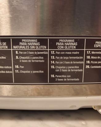 Macchina per il pane Imetec zero-glu pro