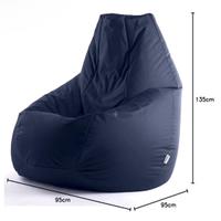 Pouf poltrona sacco XXL Avalon pari al nuovo