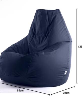 Pouf poltrona sacco XXL Avalon pari al nuovo