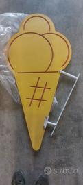 Cono gelato in plastica 