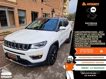 JEEP Compass 2017 2.0 Mjt 140cv 4WD AUTOM Limited