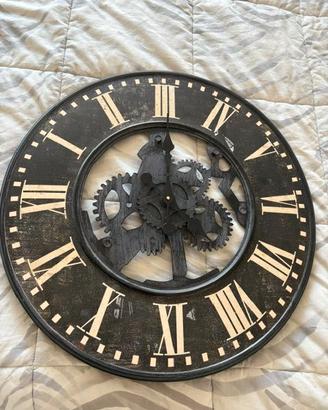 Orologio da parete grande 60 cm stile industriale