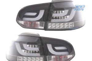 FANALI VOLKSWAGEN VW GOLF 6 08-12 A LED FONDO NERO