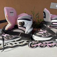 Pattini in linea per bambina