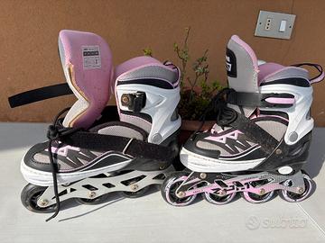 Pattini in linea per bambina