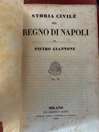 Antico libro 1846 Regno di Napoli