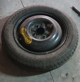 Rudino con Gomma con cerchio nuova da 15